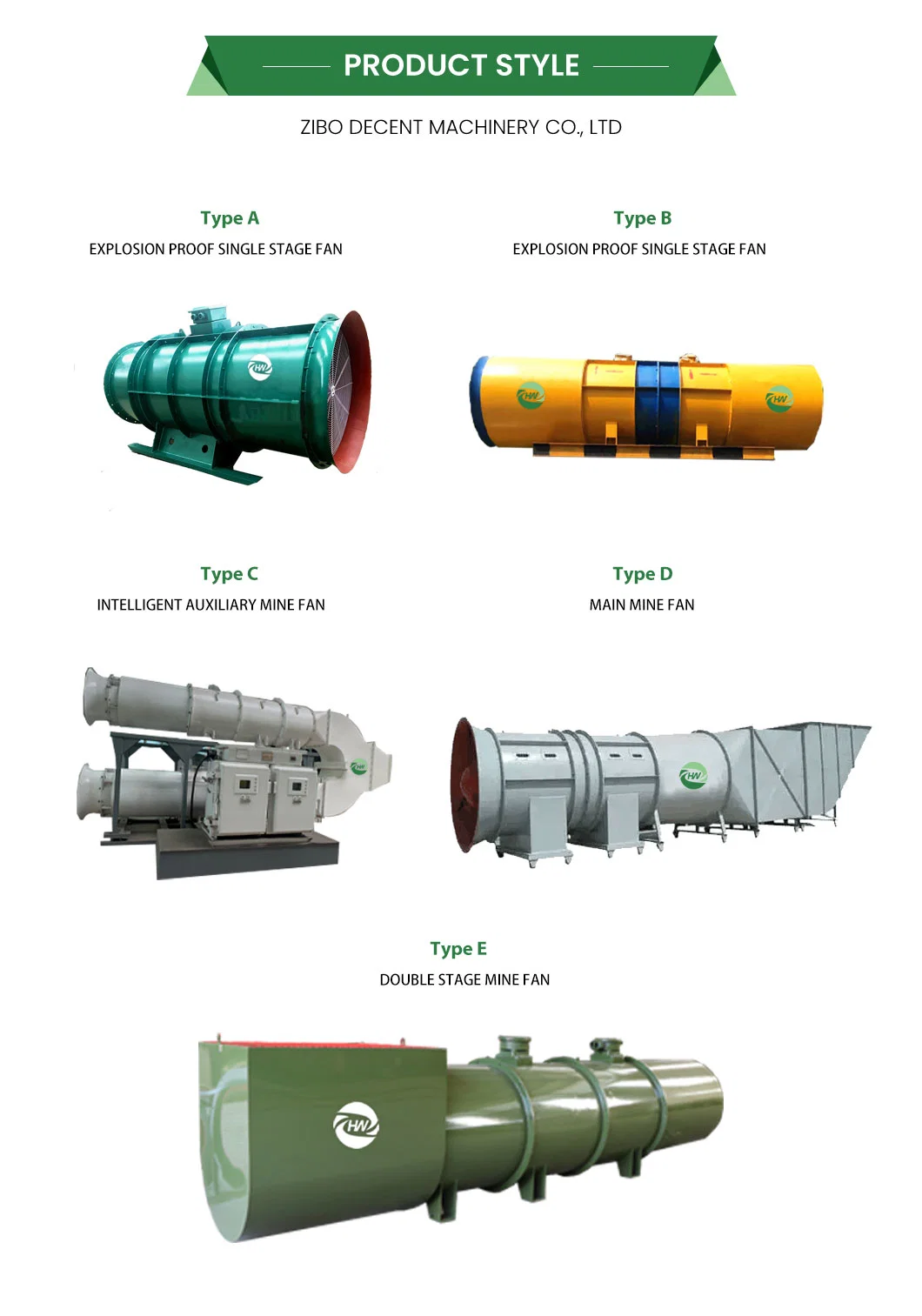 Metal Mine Modular Fan Tmvs Fan Mining Blower Axial Fan Underground Ventilation System